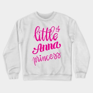 Little Anna Princess Crewneck Sweatshirt